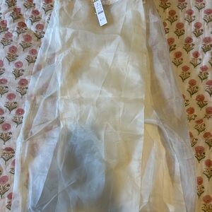J. Crew Collection wrap skirt in silk organza